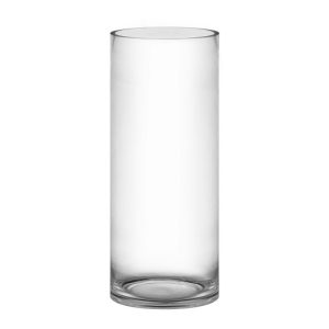 Plastic Cylinder Vase 7"high x 4-1/8" opening (24 Per Case)